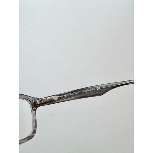 TOM FORD TF5146 Grey Acetate Plastic Full Frame Rectangle Eyeglasses Glasses - Picture 12 of 16